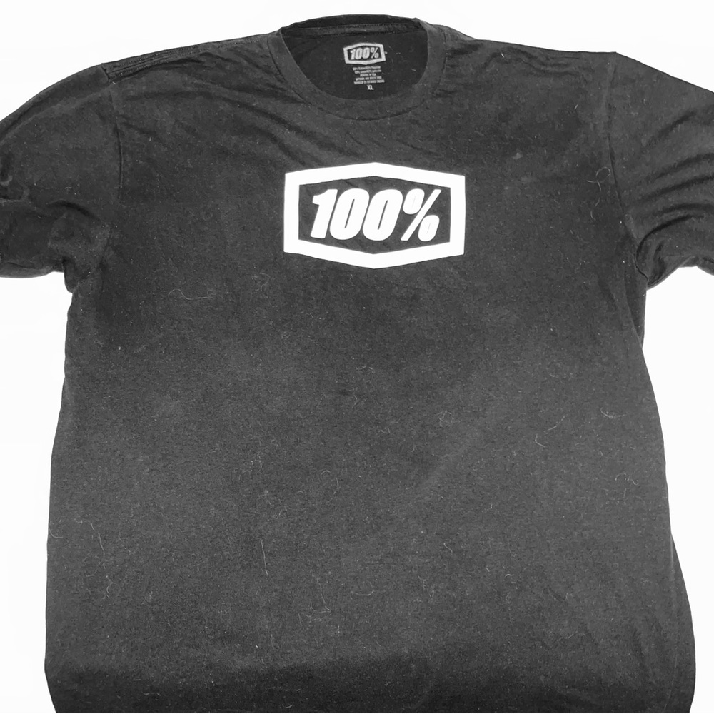 100% Logo | Crew Neck | Short Sleeve T-Shirt | XL